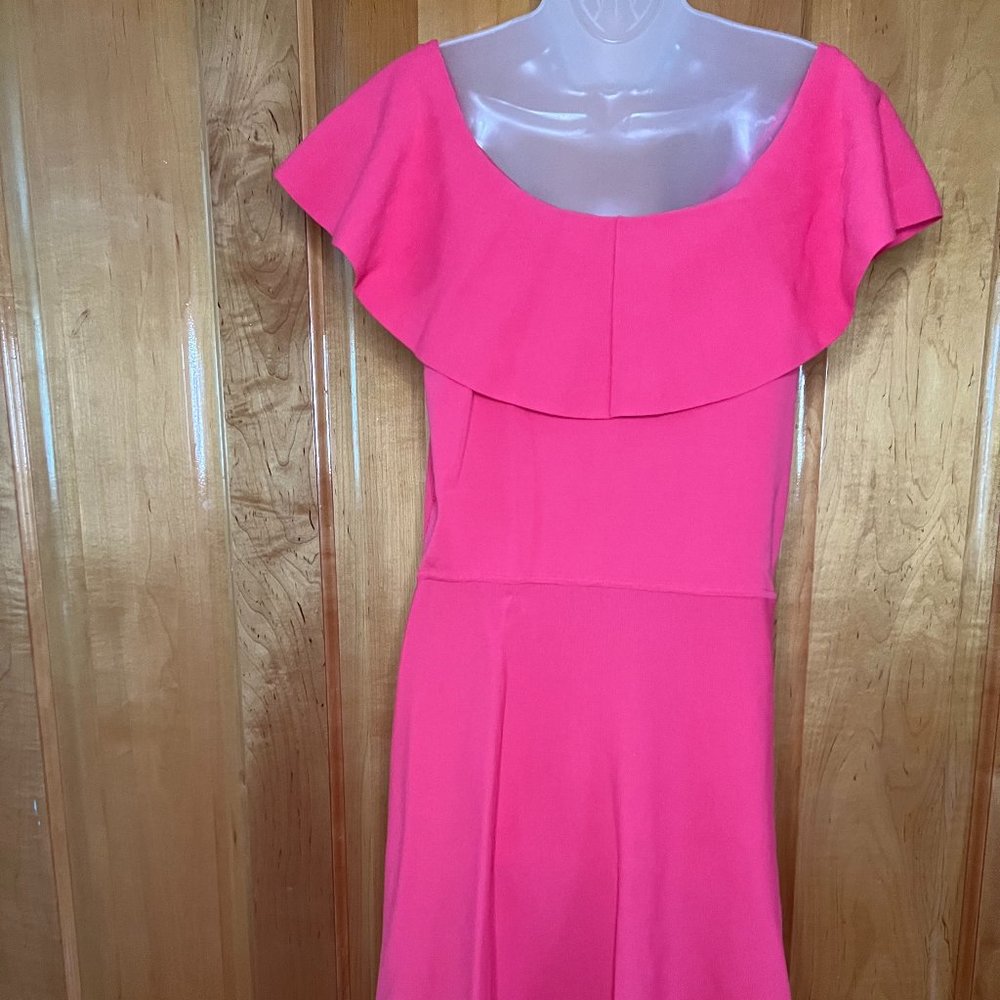 Eliza J knit off the shoulder dress